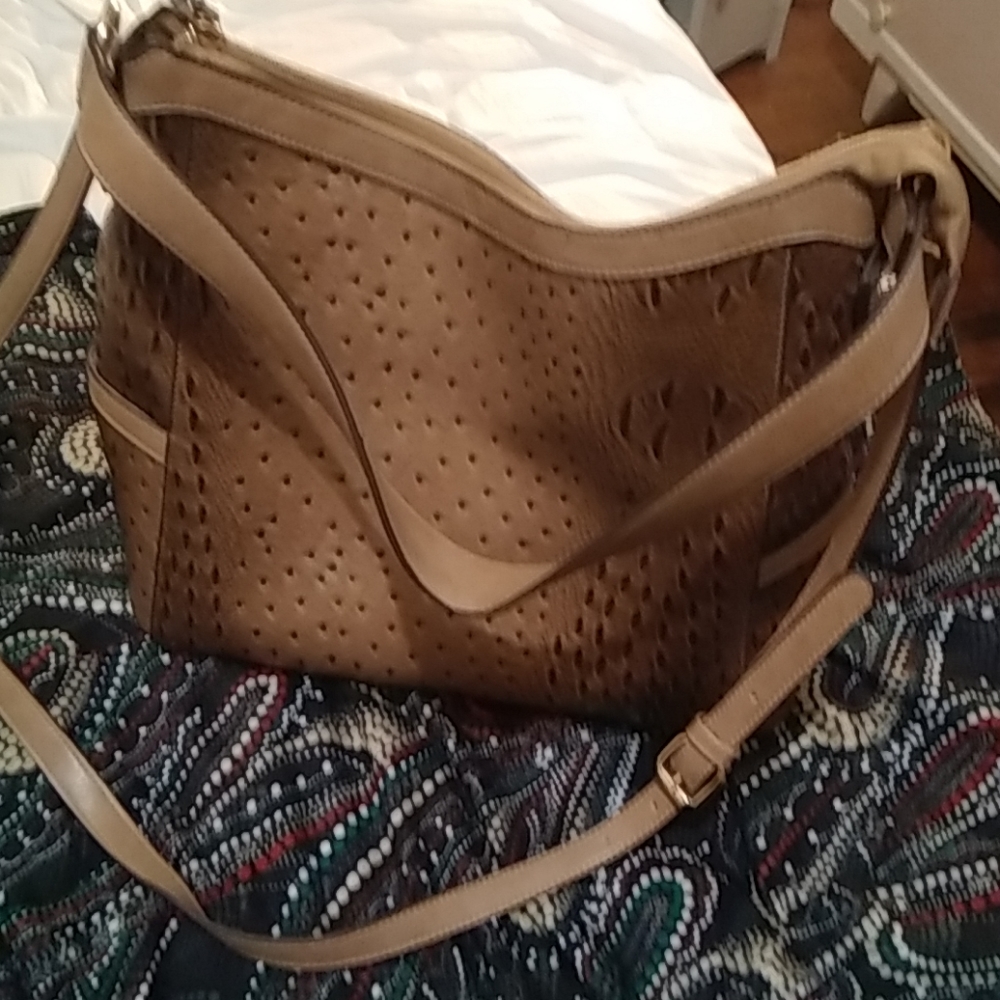 Faux ostrich bag from Cato